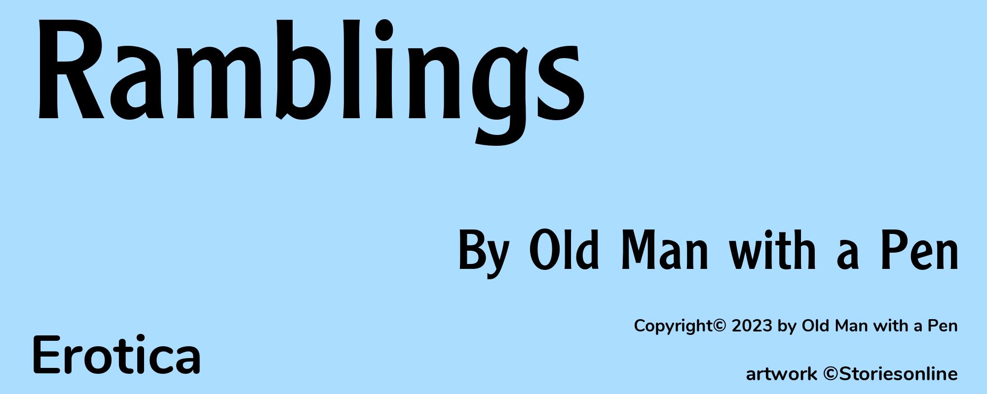 Ramblings - Cover