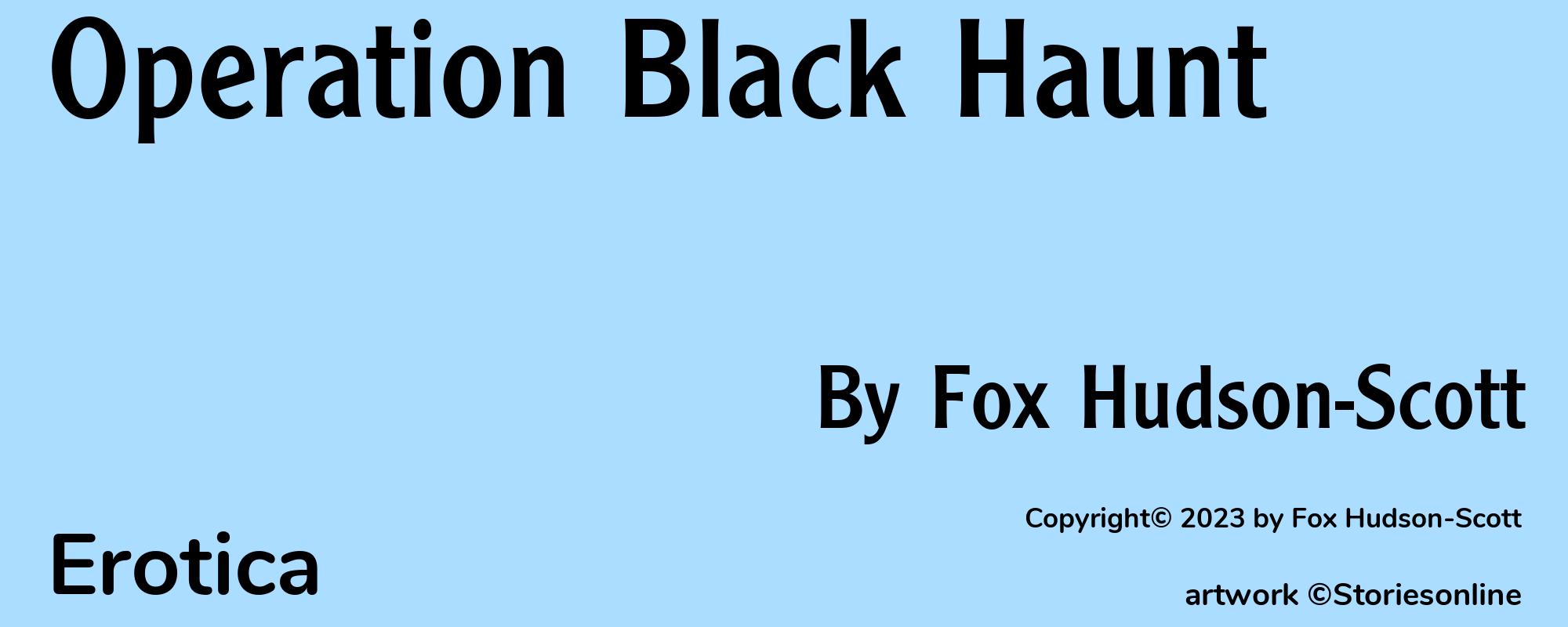 Operation Black Haunt - Cover