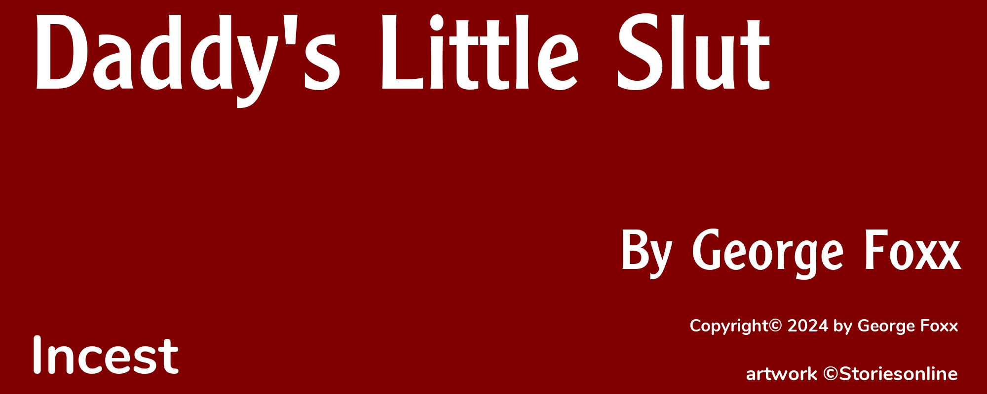 Daddy's Little Slut - Cover