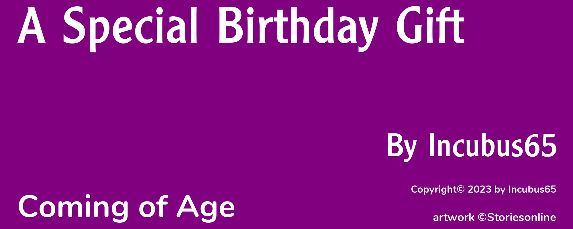 A Special Birthday Gift - Cover