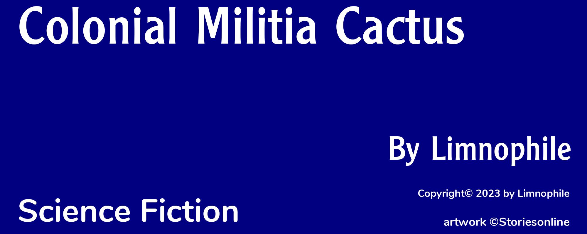 Colonial Militia Cactus - Cover