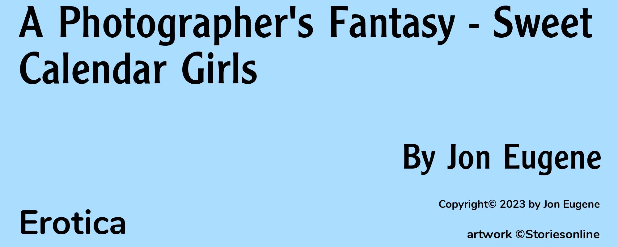 A Photographer's Fantasy - Sweet Calendar Girls - Cover