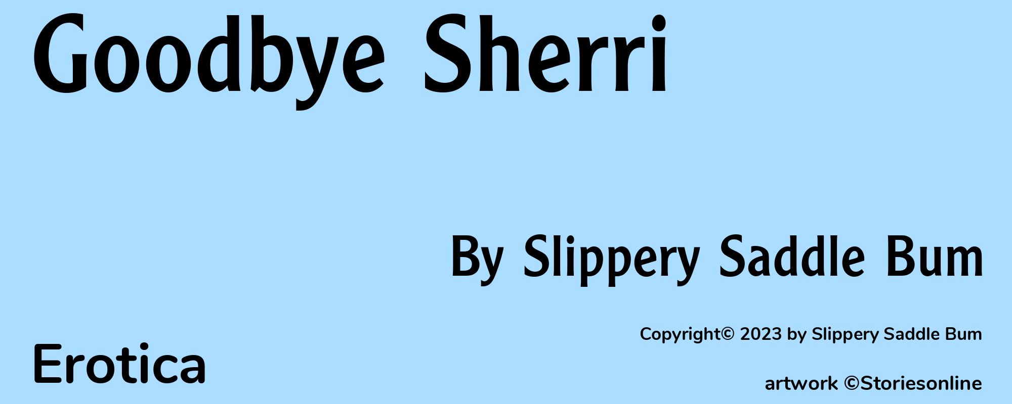 Goodbye Sherri - Cover