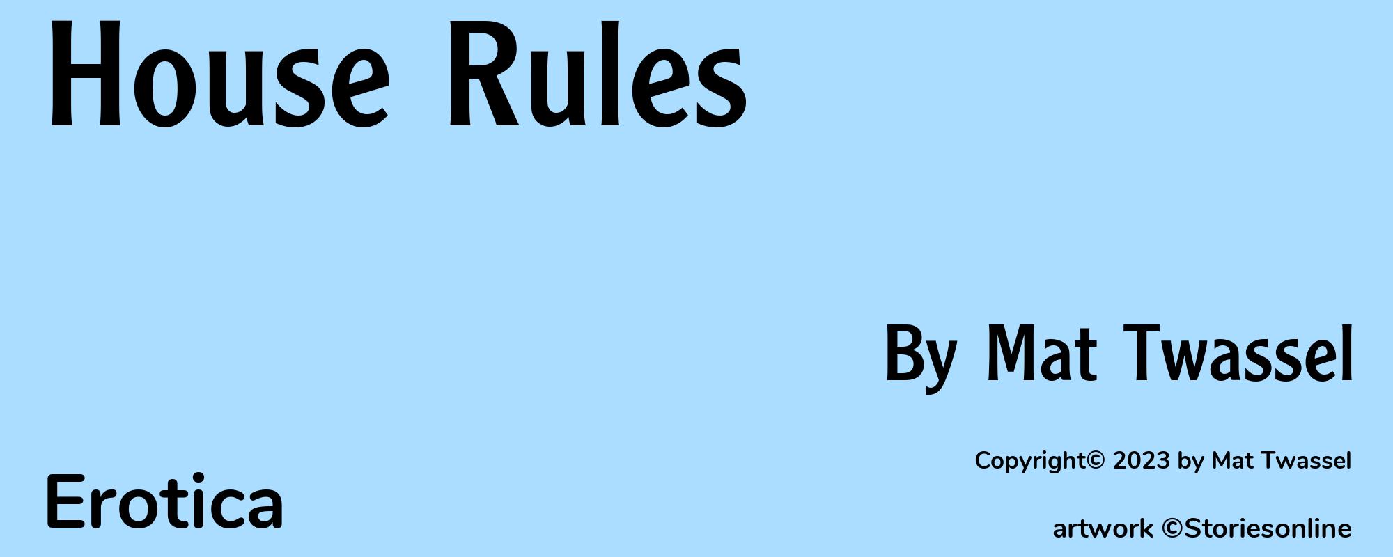 House Rules - Cover