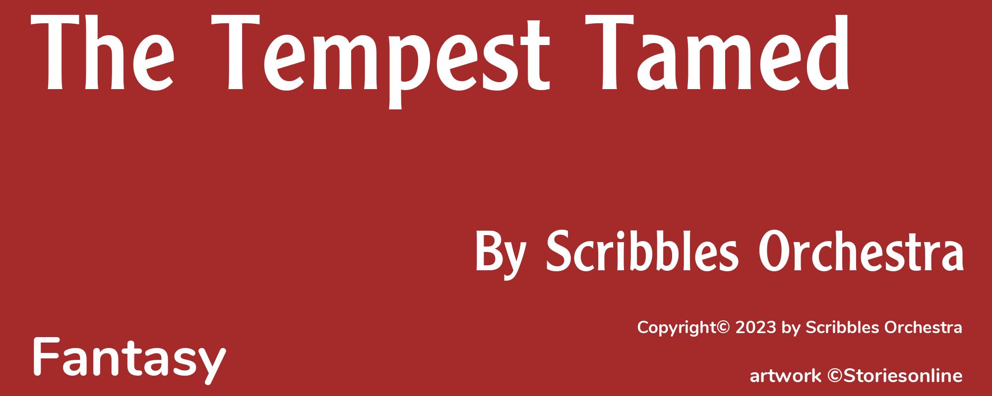 The Tempest Tamed - Cover