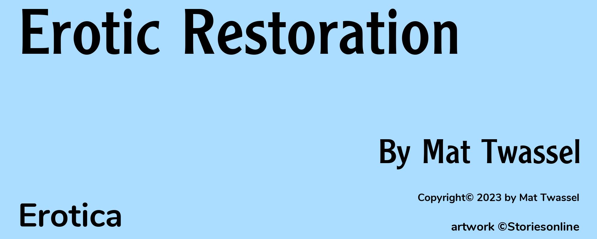 Erotic Restoration - Cover