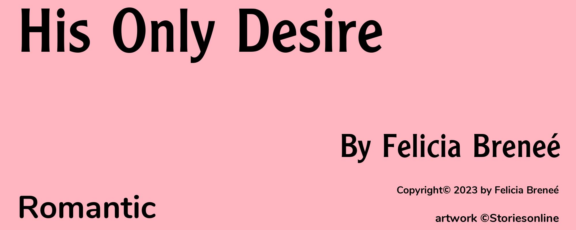 His Only Desire - Cover