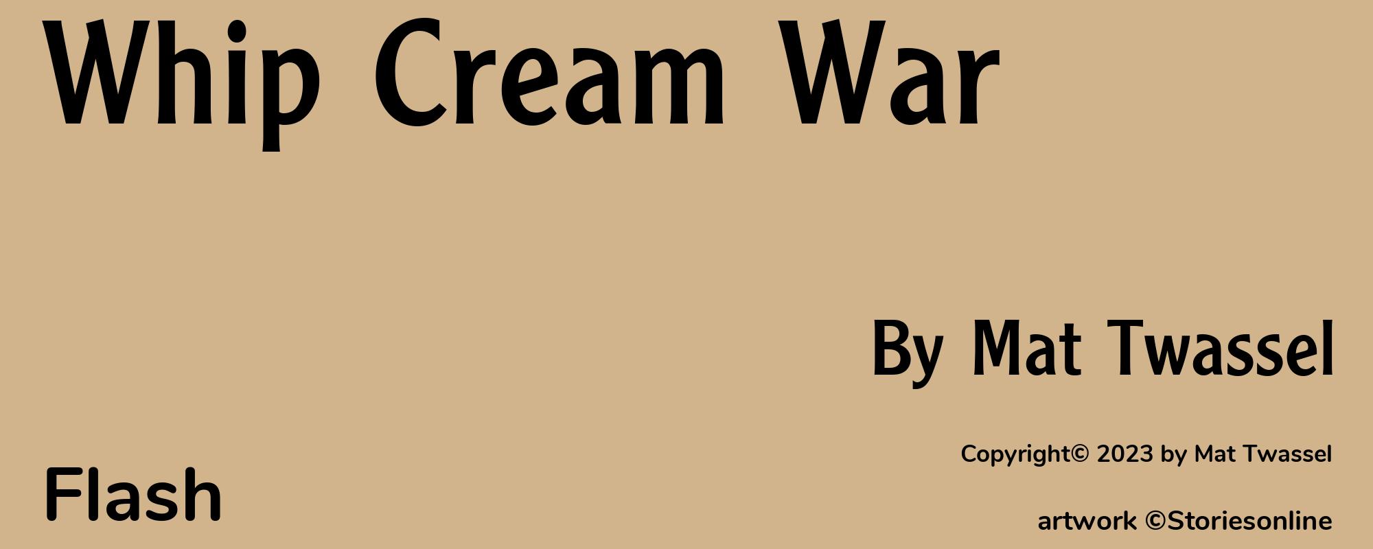 Whip Cream War - Cover