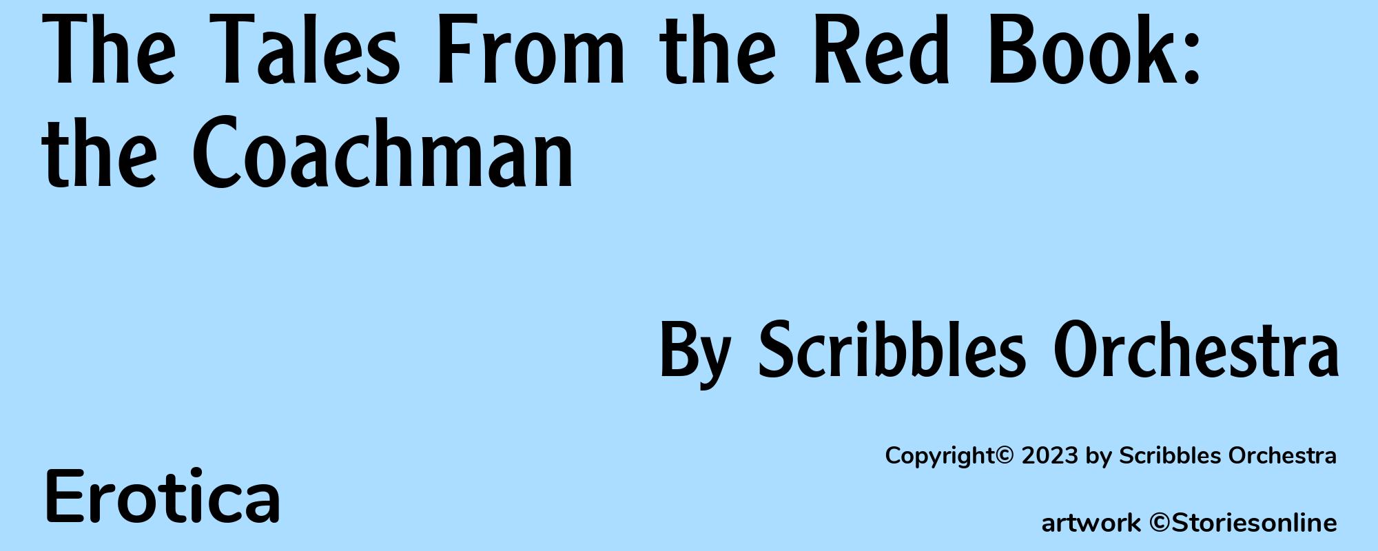 The Tales From the Red Book: the Coachman - Cover