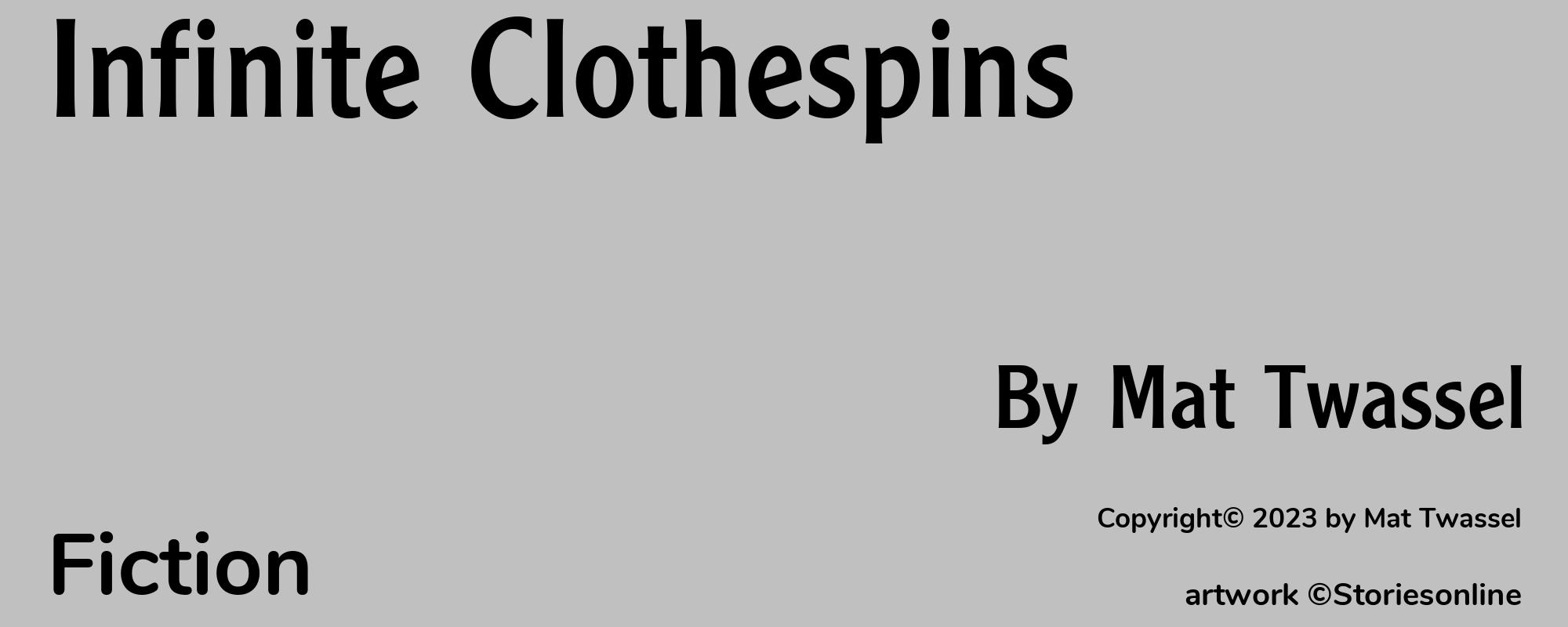 Infinite Clothespins - Cover