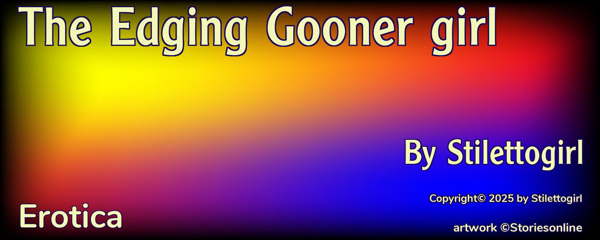 The Edging Gooner girl - Cover