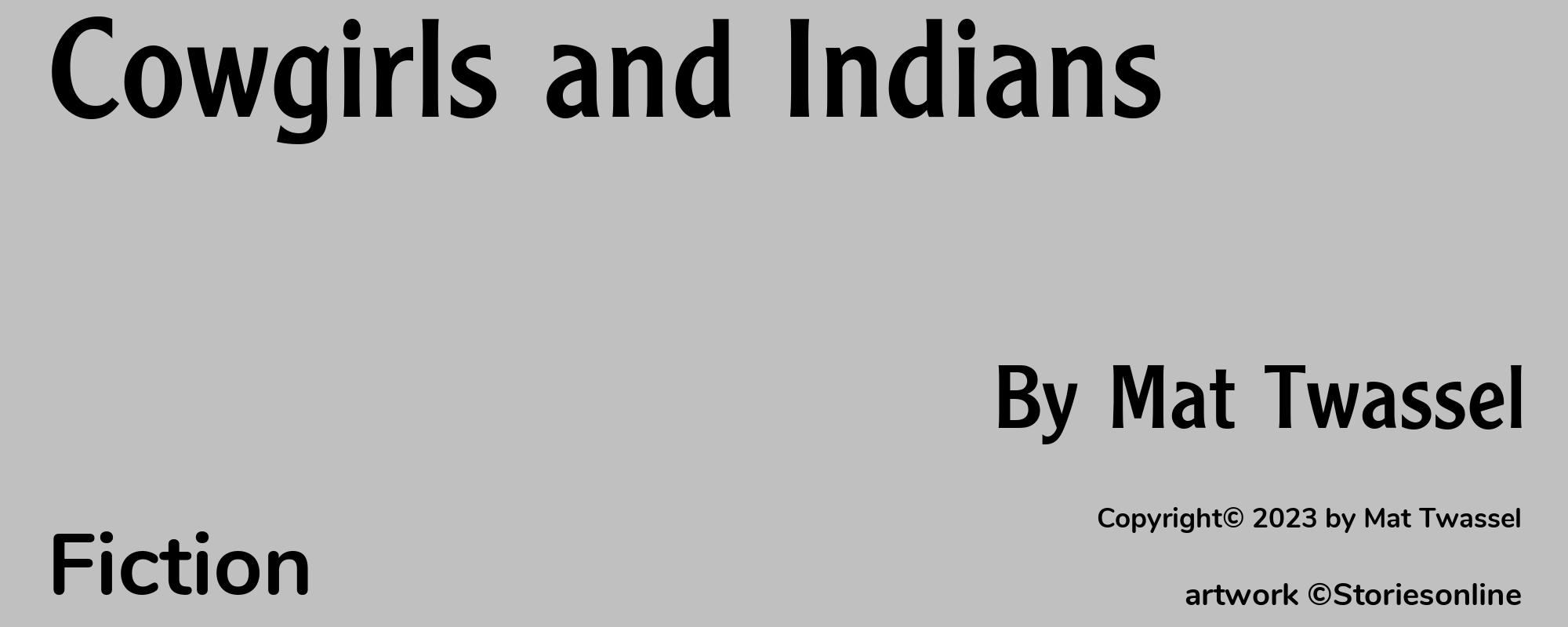 Cowgirls and Indians - Cover