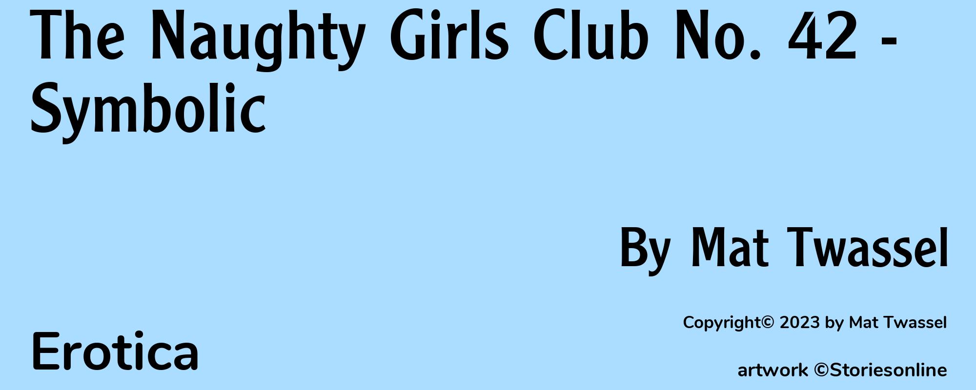 The Naughty Girls Club No. 42 - Symbolic - Cover