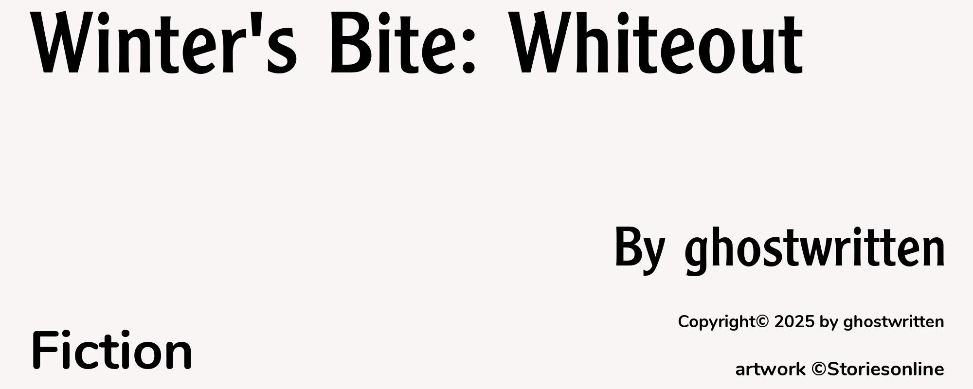 Winter's Bite: Whiteout - Cover