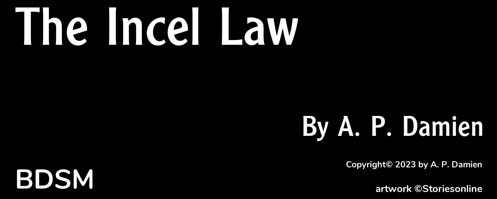 The Incel Law - Cover