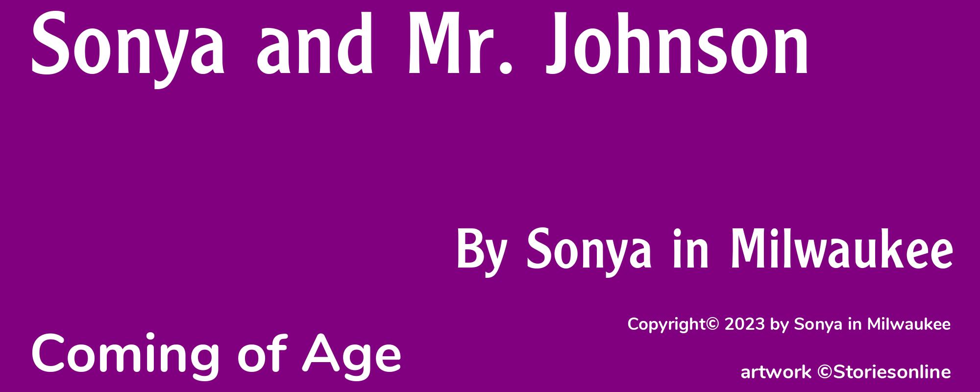 Sonya and Mr. Johnson - Cover