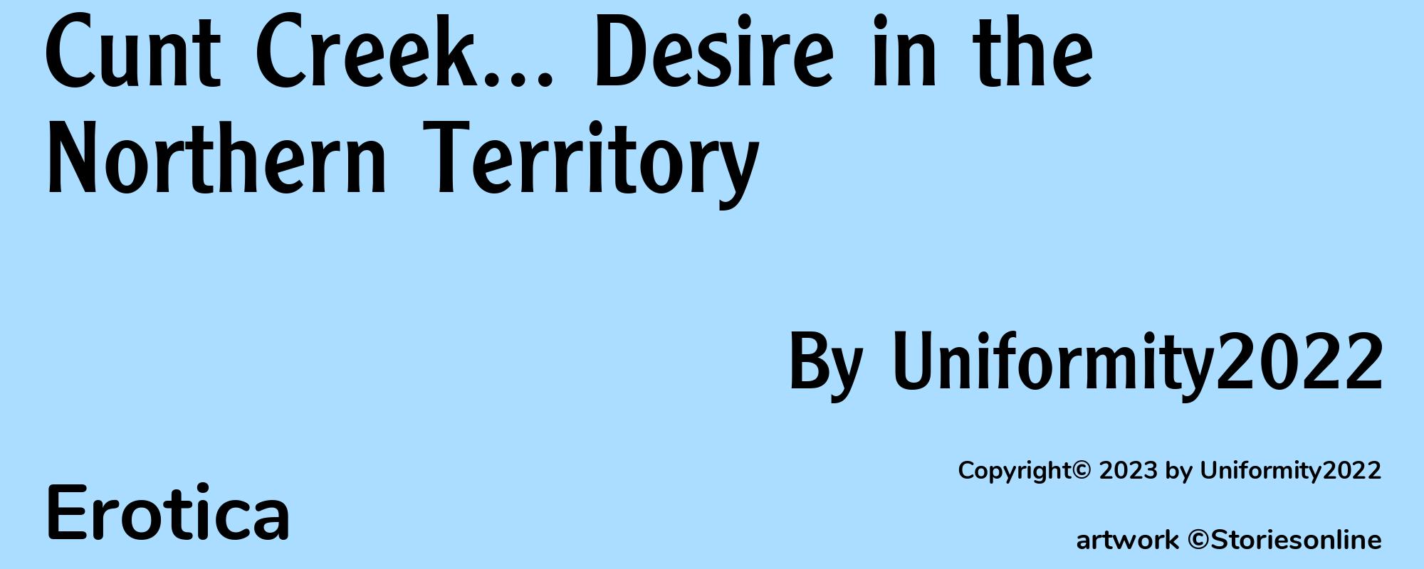 Cunt Creek... Desire in the Northern Territory - Cover