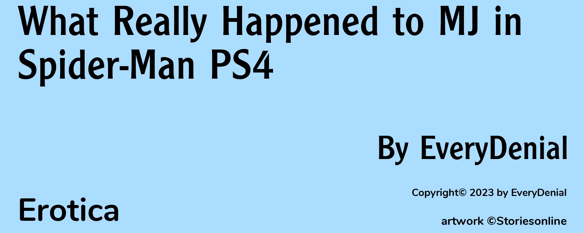 What Really Happened to MJ in Spider-Man PS4 - Cover