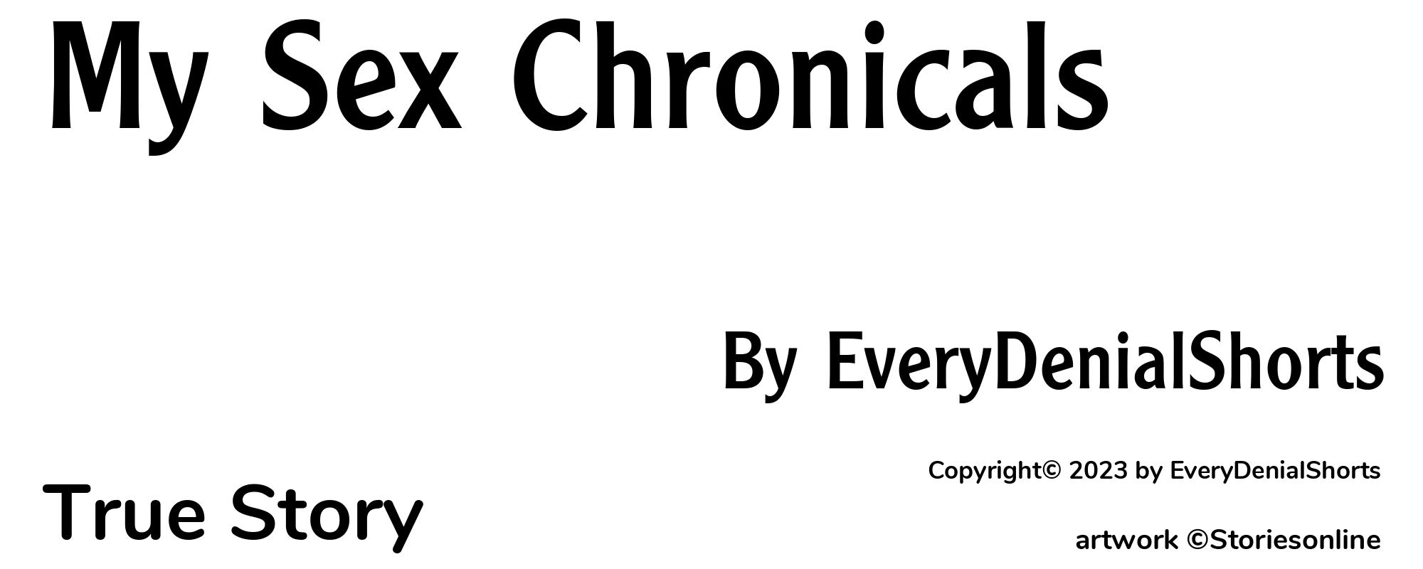 My Sex Chronicals - Cover