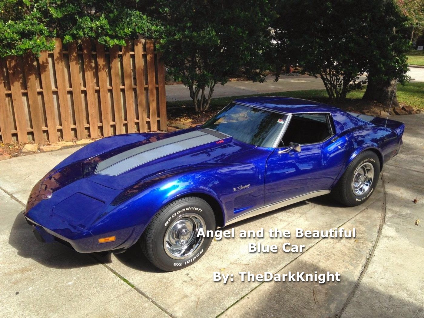 Angel and the Beautiful Blue Car - Cover