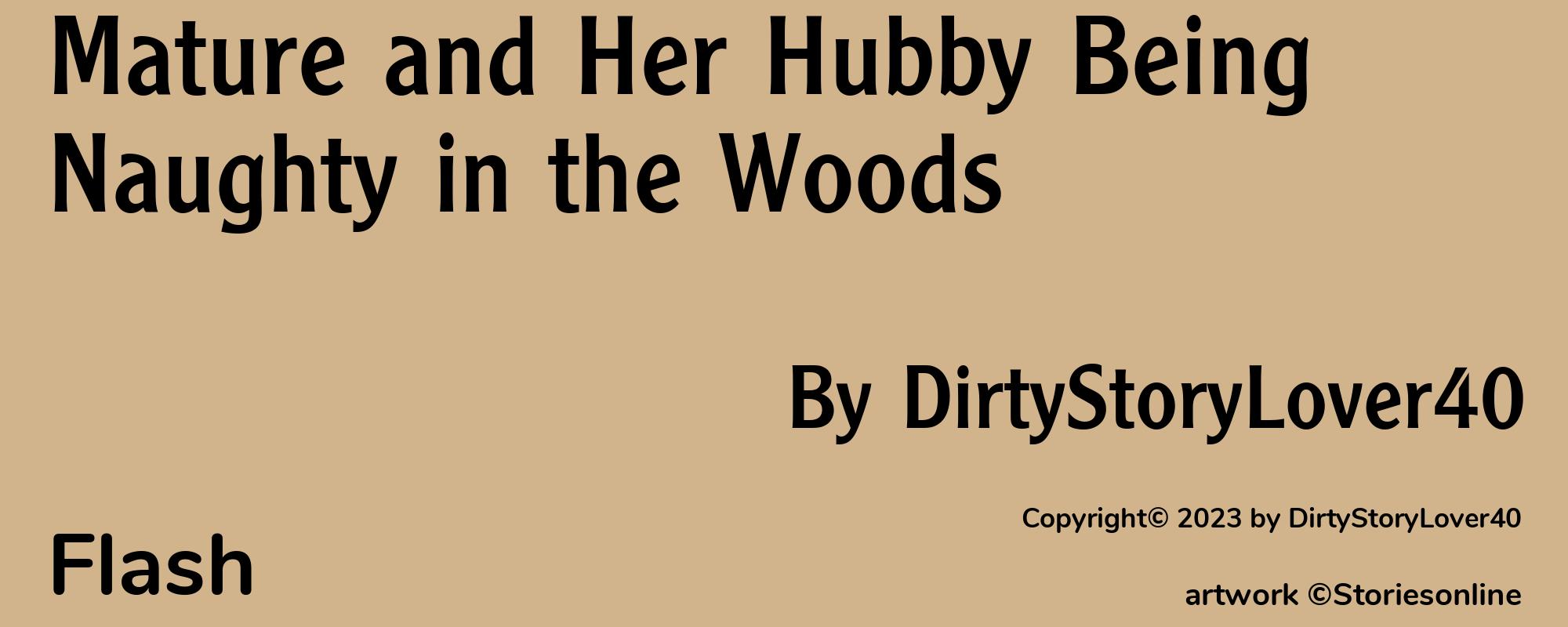Mature and Her Hubby Being Naughty in the Woods - Cover