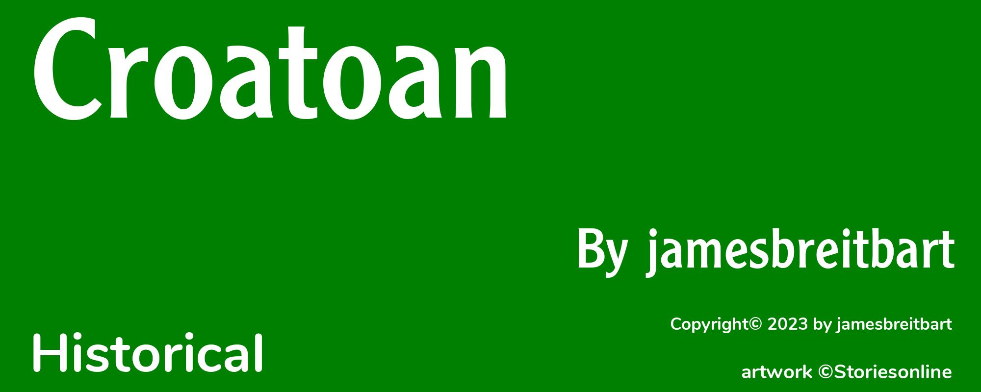 Croatoan - Cover