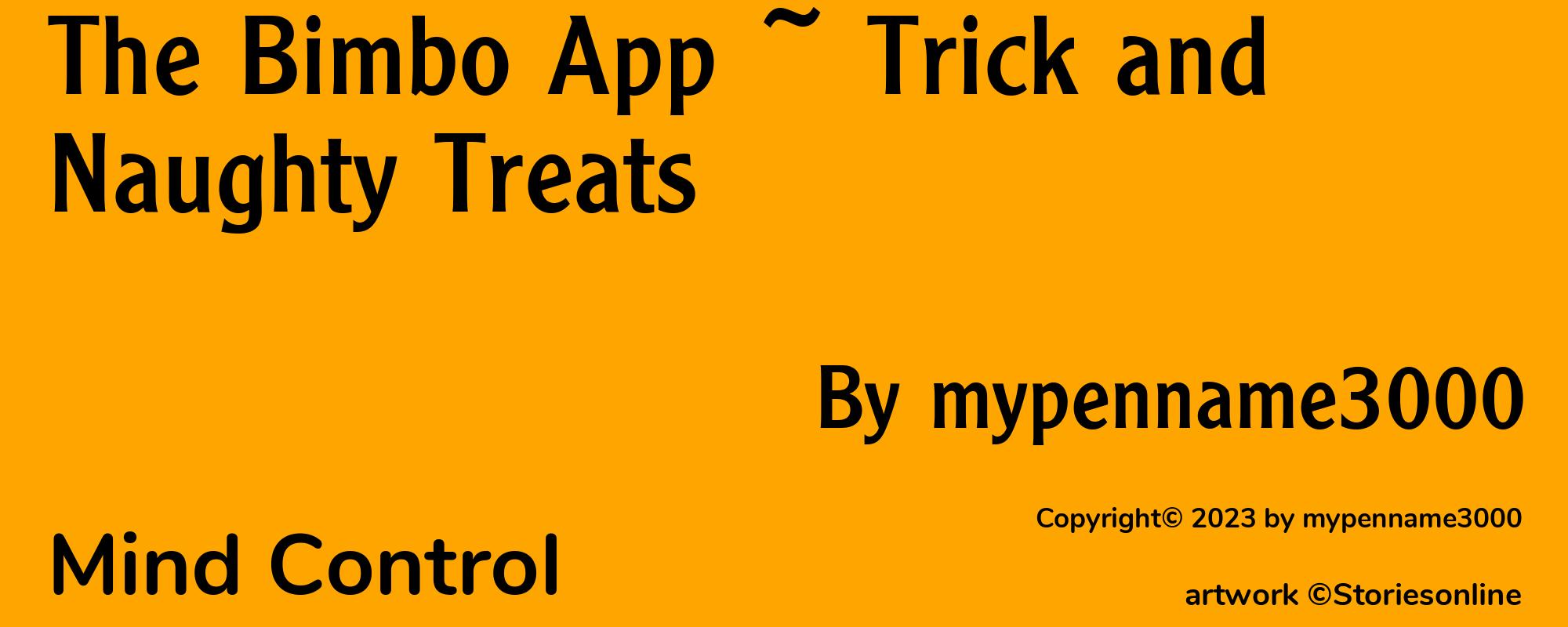 The Bimbo App ~ Trick and Naughty Treats - Cover