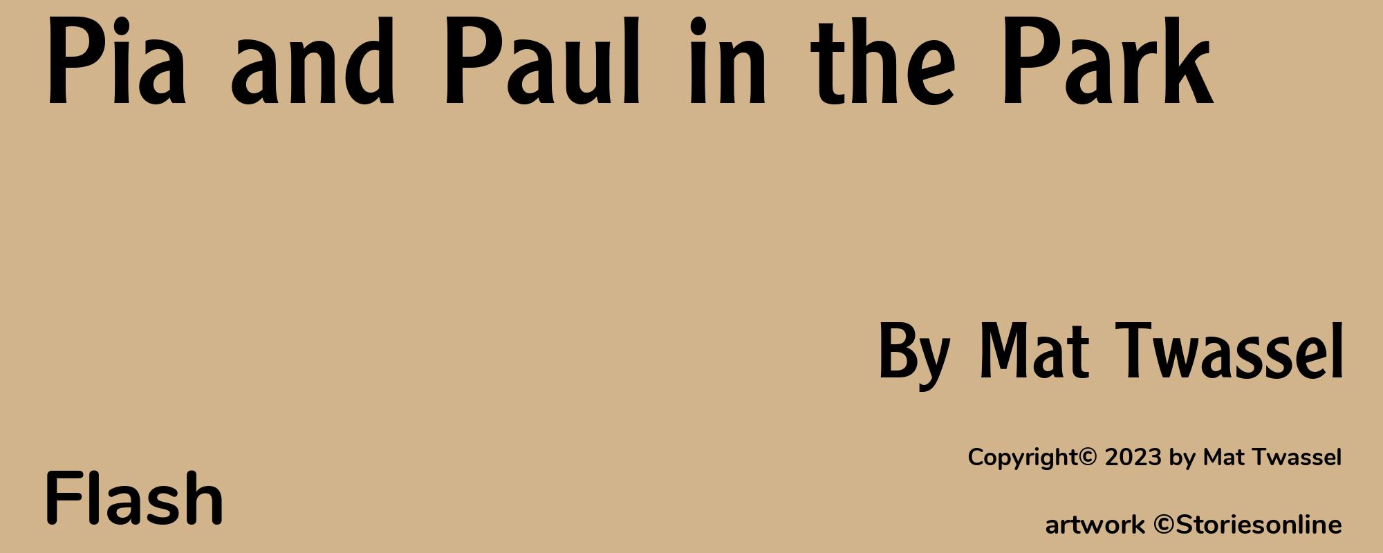 Pia and Paul in the Park - Cover