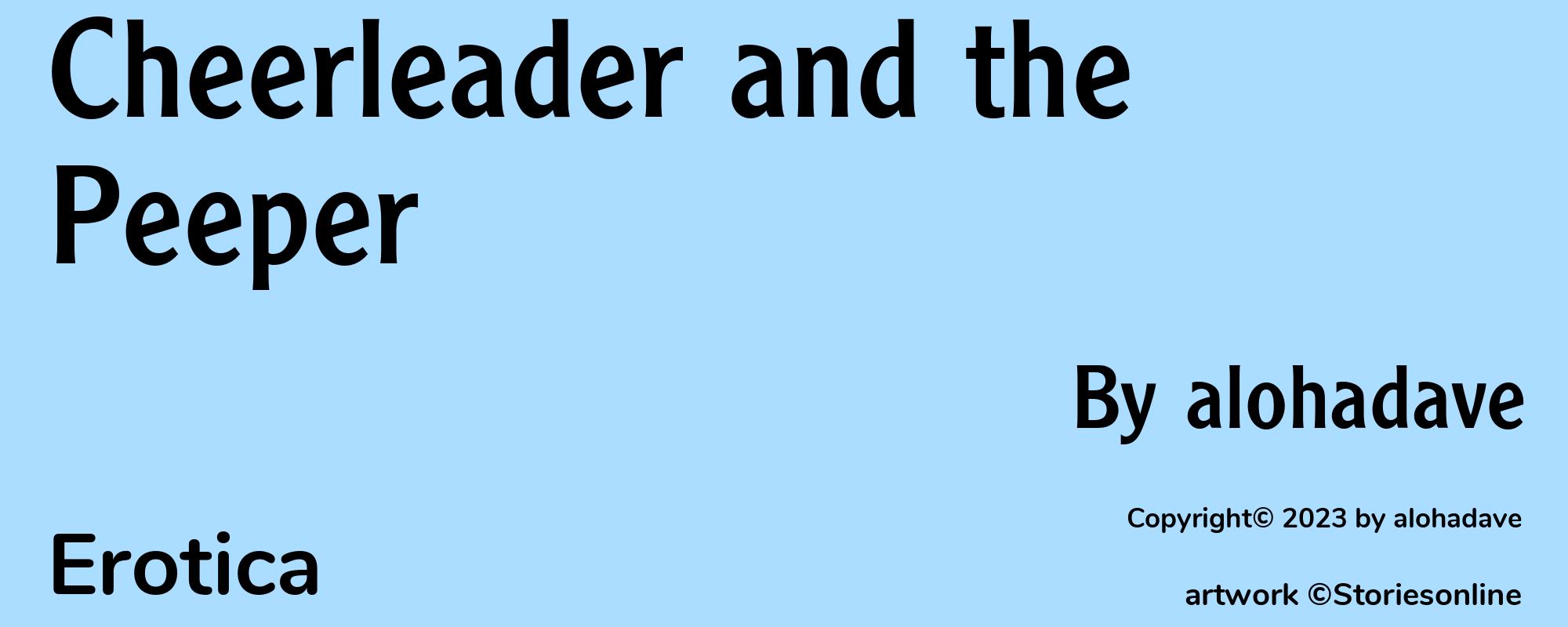 Cheerleader and the Peeper - Cover