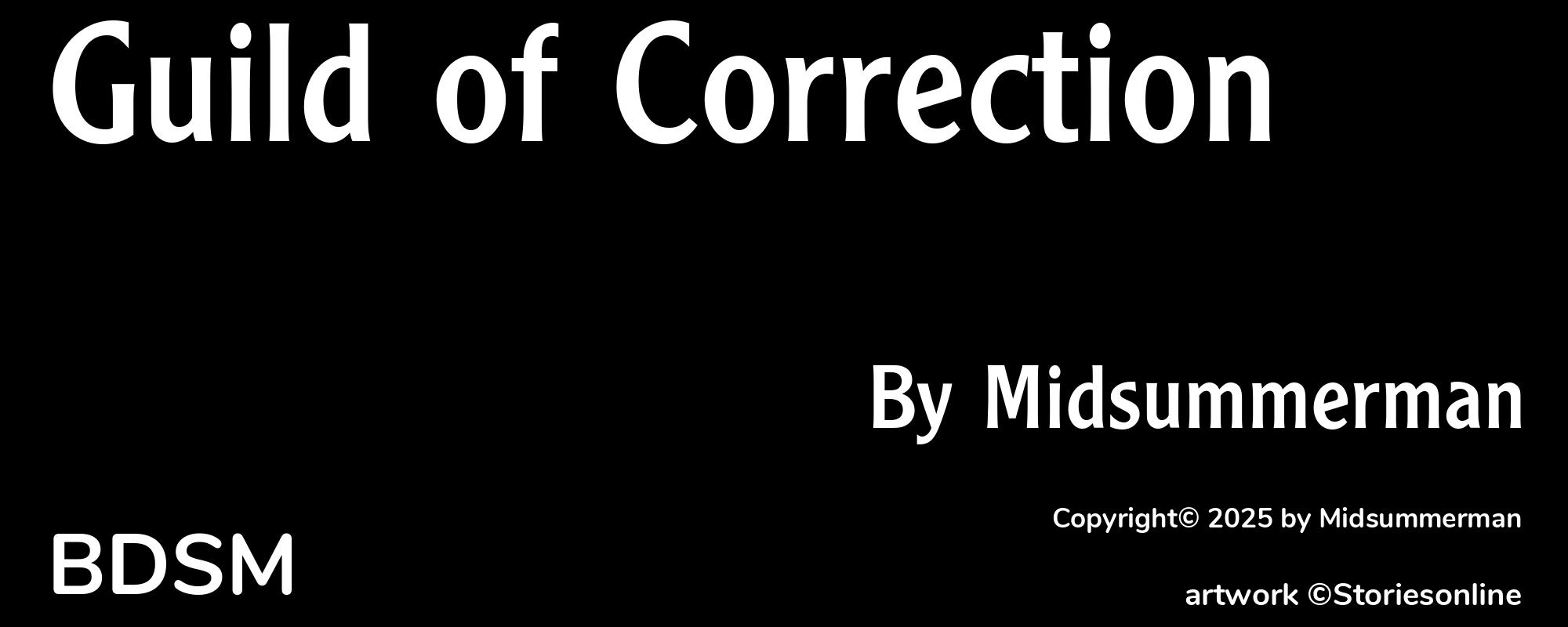 Guild of Correction - Cover