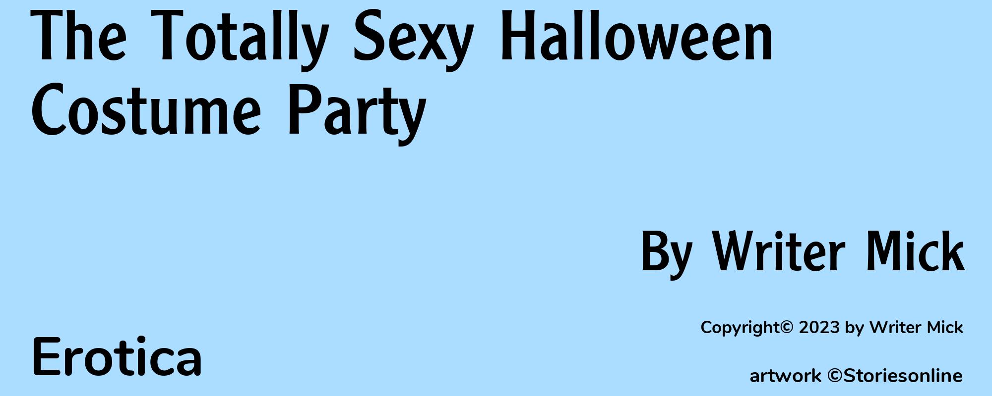 The Totally Sexy Halloween Costume Party - Cover