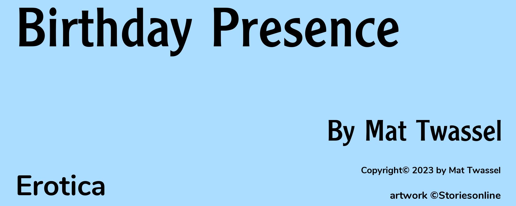 Birthday Presence - Cover