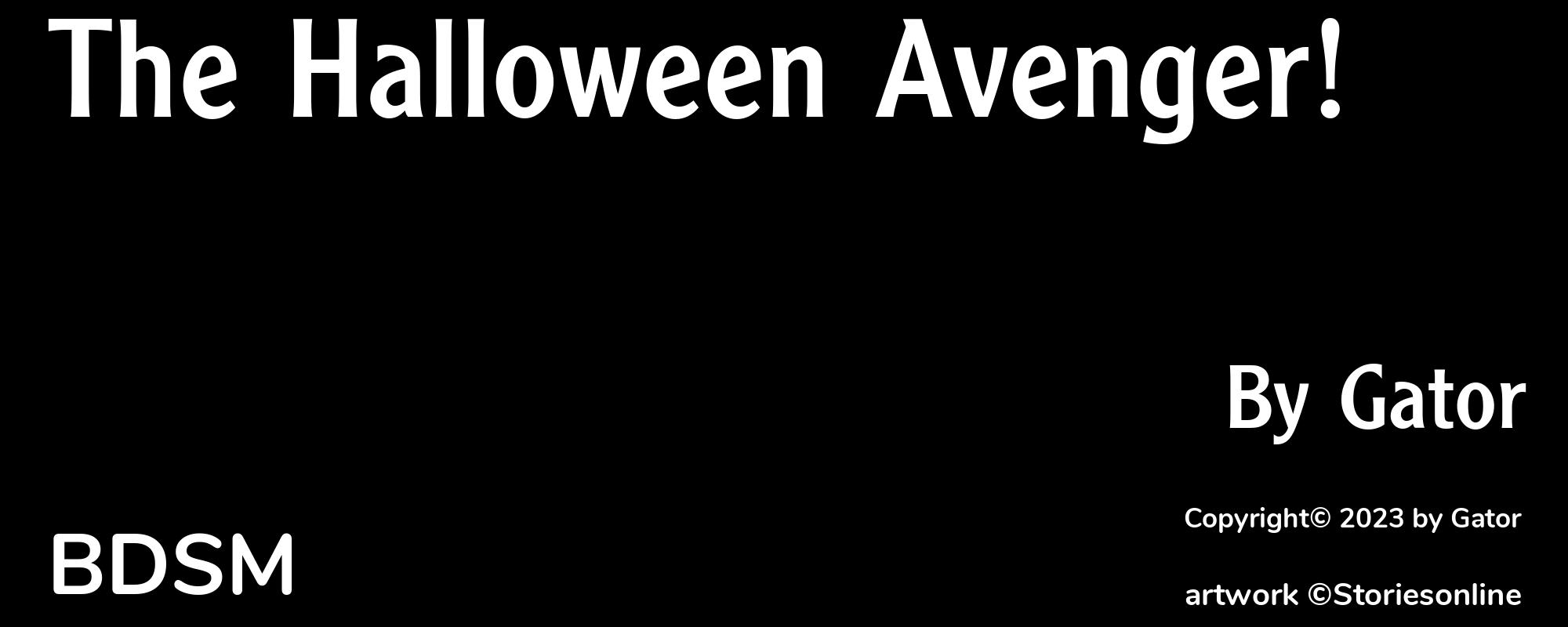 The Halloween Avenger! - Cover