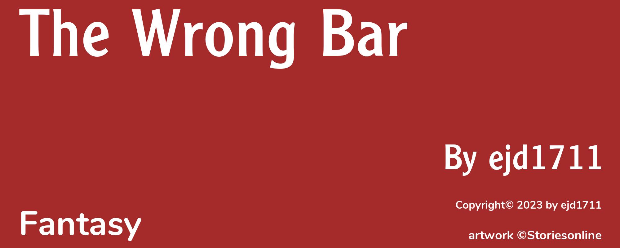 The Wrong Bar - Cover