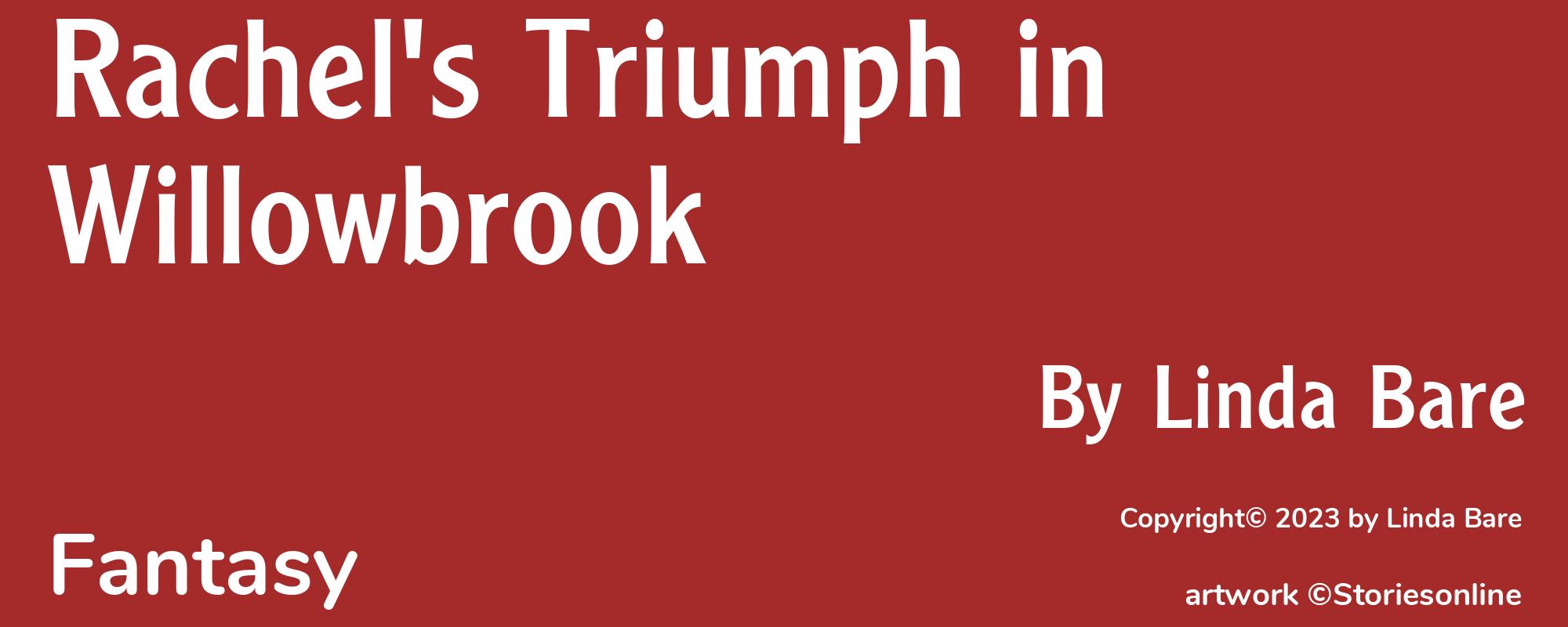 Rachel's Triumph in Willowbrook - Cover