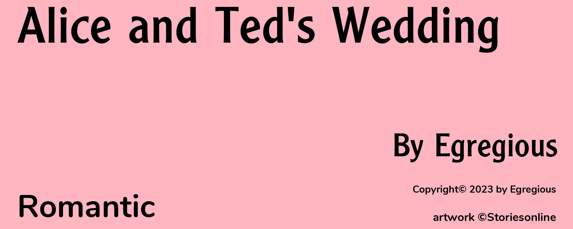 Alice and Ted's Wedding - Cover