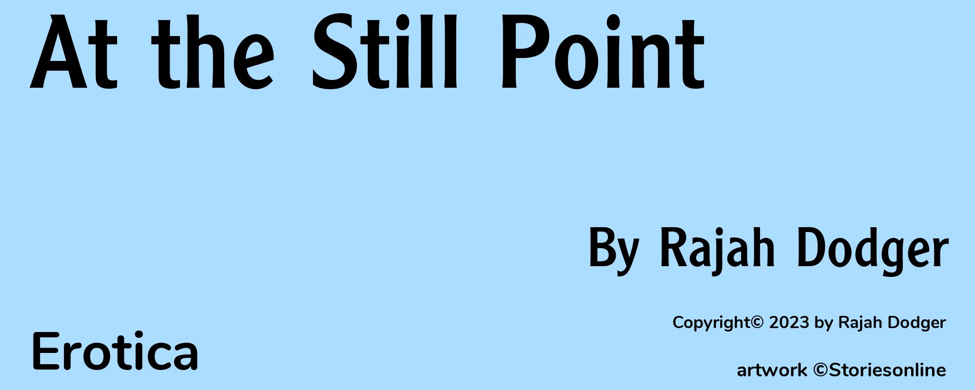 At the Still Point - Cover