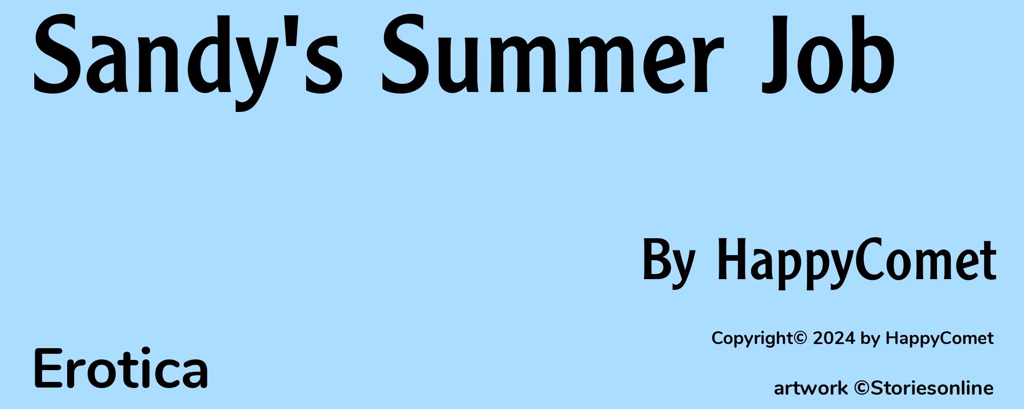 Sandy's Summer Job - Cover
