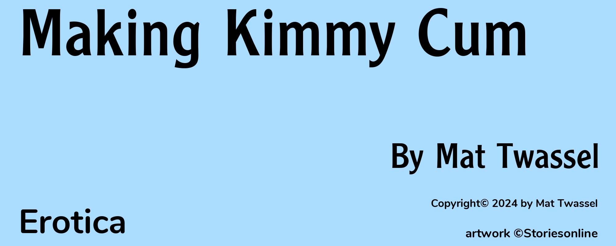 Making Kimmy Cum - Cover