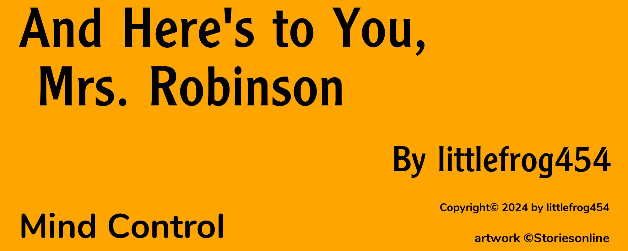 And Here's to You, Mrs. Robinson - Cover