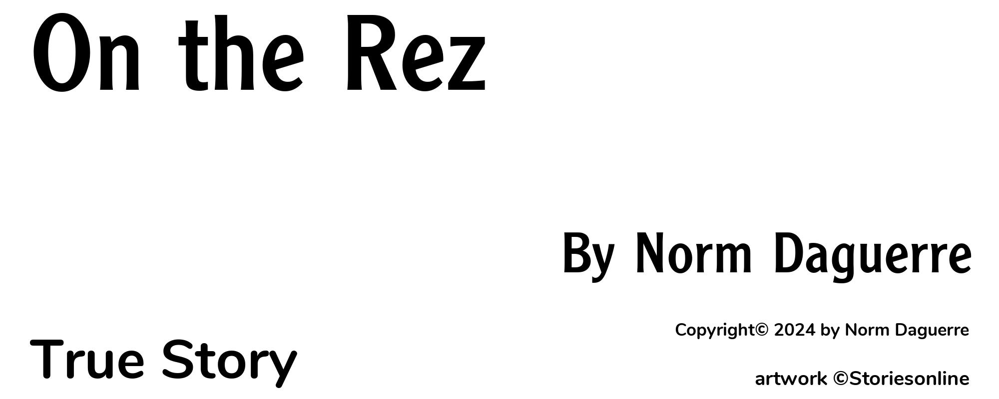 On the Rez - Cover