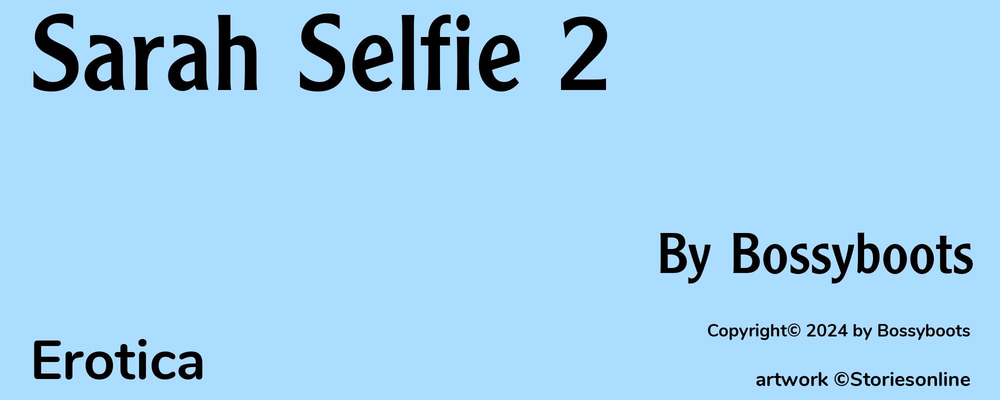 Sarah Selfie 2 - Cover