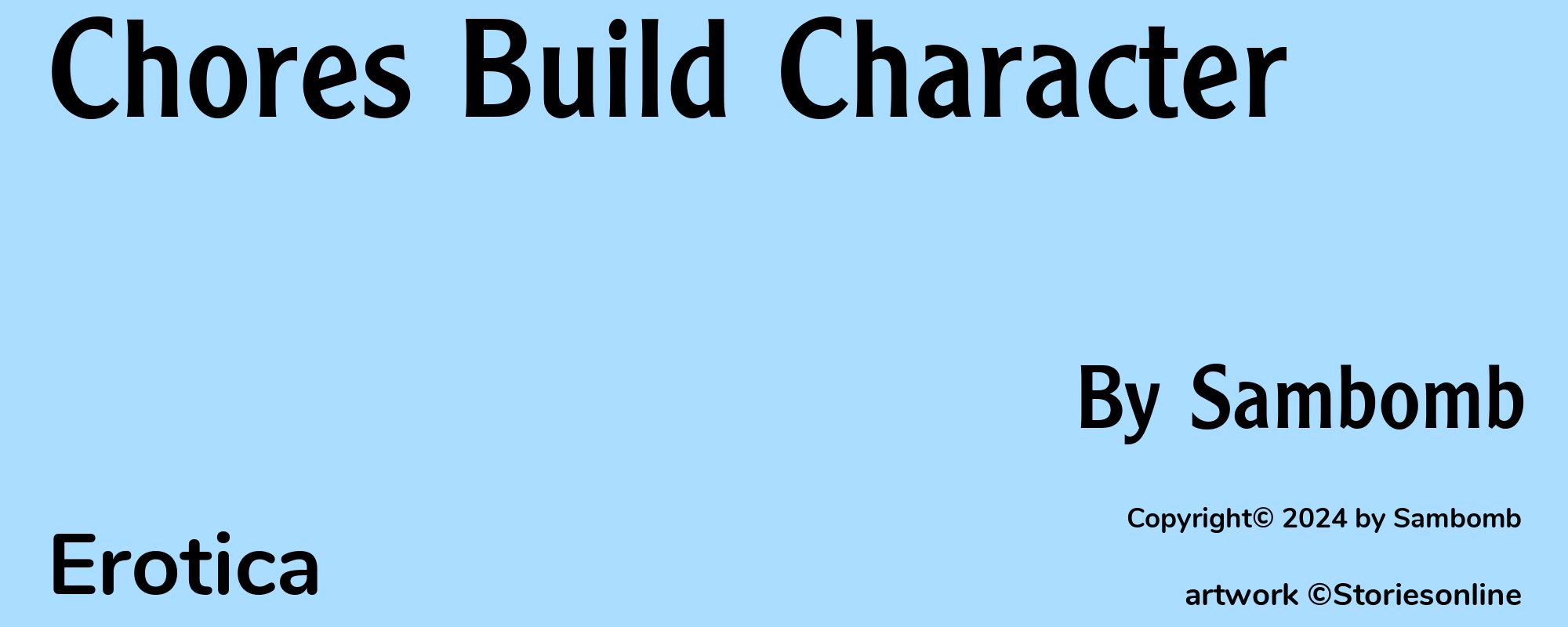 Chores Build Character - Cover