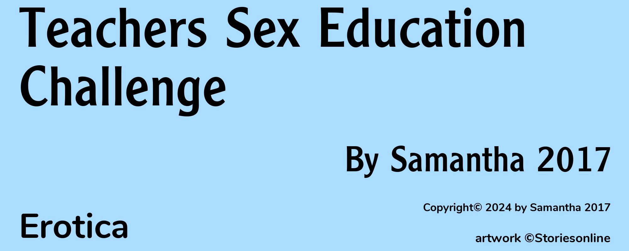 Teachers Sex Education Challenge - Cover