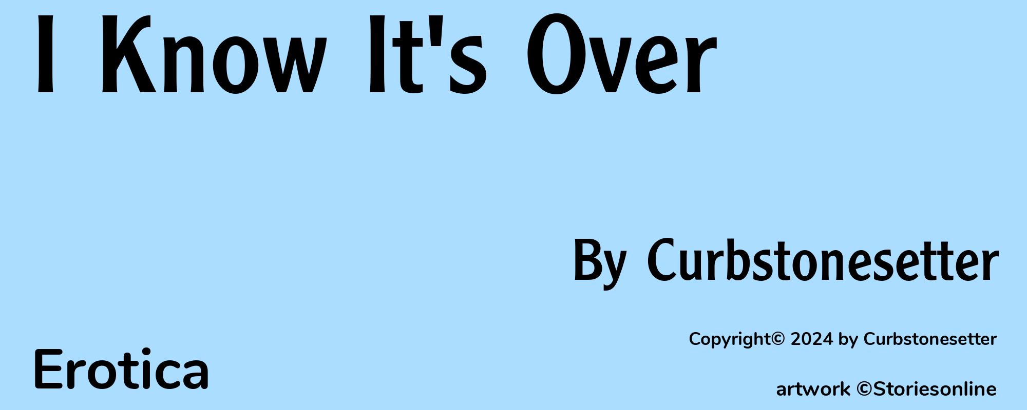 I Know It's Over - Cover