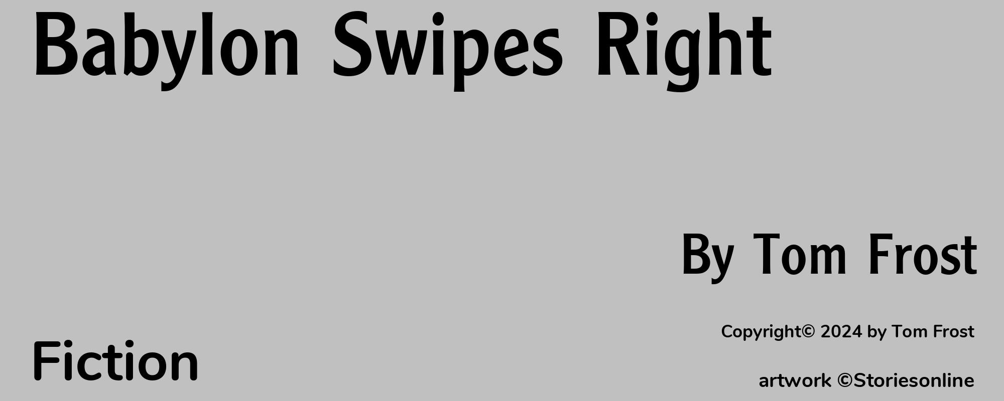 Babylon Swipes Right - Cover