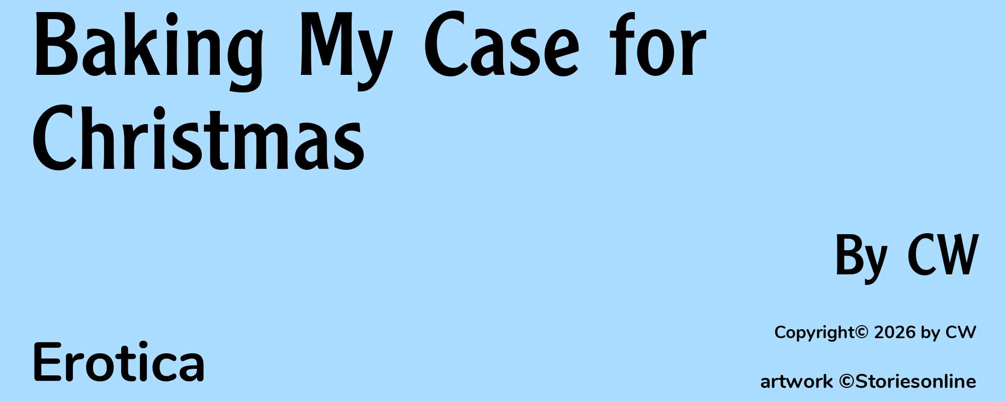 Baking My Case for Christmas - Cover