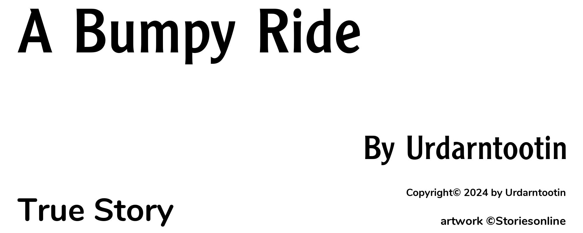 A Bumpy Ride - Cover