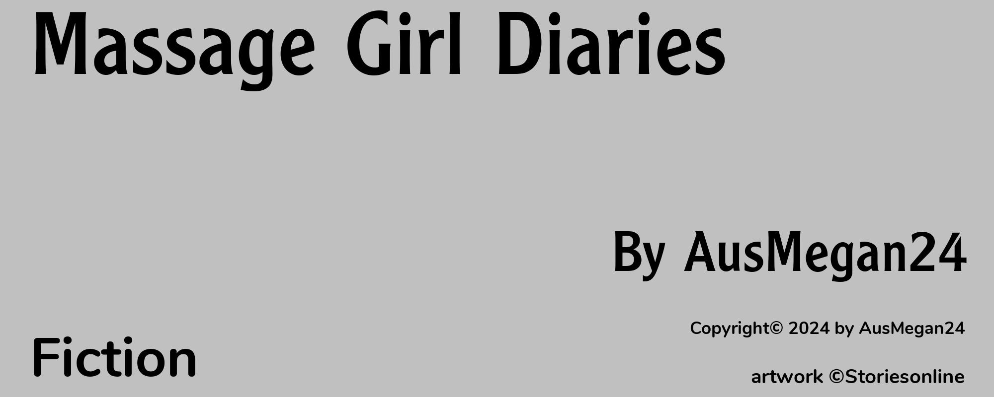 Massage Girl Diaries - Cover