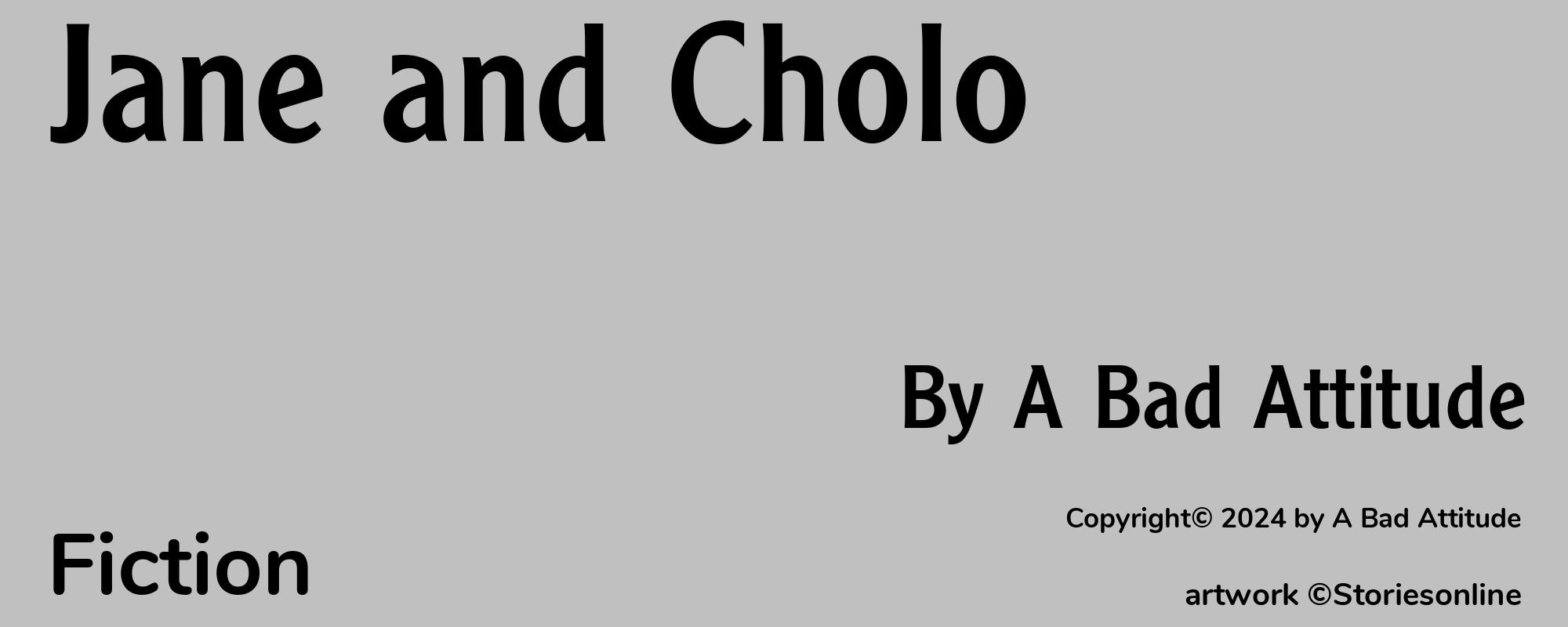 Jane and Cholo - Cover